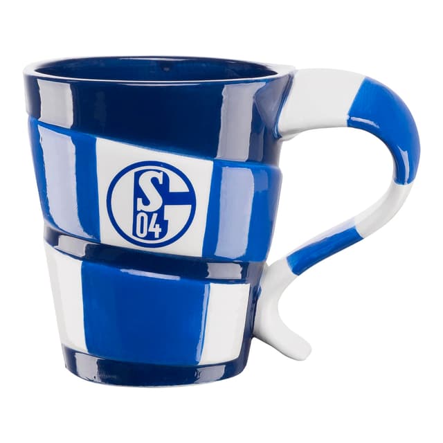 🔵⚪ FC Schalke 04 Tasse "Schal" - Spezialangebot!
