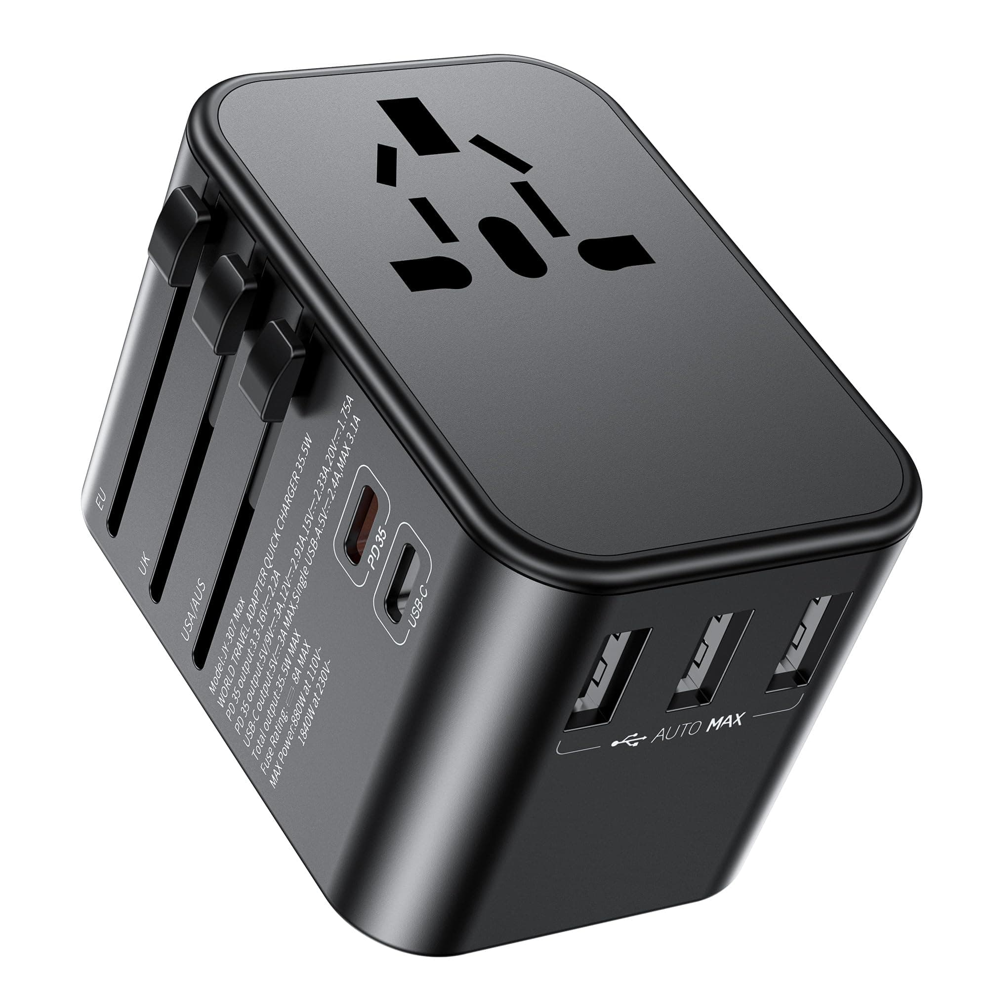 35W Reiseadapter Weltweit mit USB C und USB A 🌍🔌