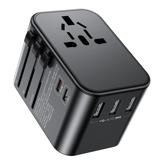 35W Reiseadapter Weltweit mit USB C und USB A 🌍🔌
