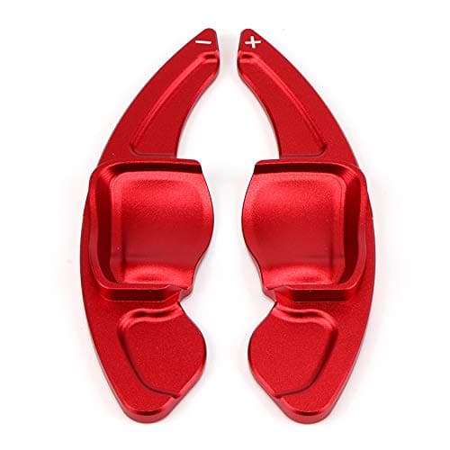 HIBEYO 2 Stücke Schaltwippen Verlängerung Shift Paddle Alu Rot 🚗