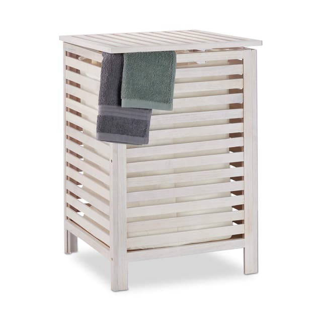 Entspannen Sie sich mit dieser eleganten Wäschetruhe aus Walnussholz! 🌿🧺