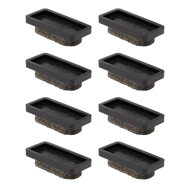 🛋️ Wagner QuickClick® Filzgleiter Möbelgleiter Stuhlgleiter - 8er-Set Ersatzgleiter austauschbar - Wollfilz Ultrasoft - Made in DE