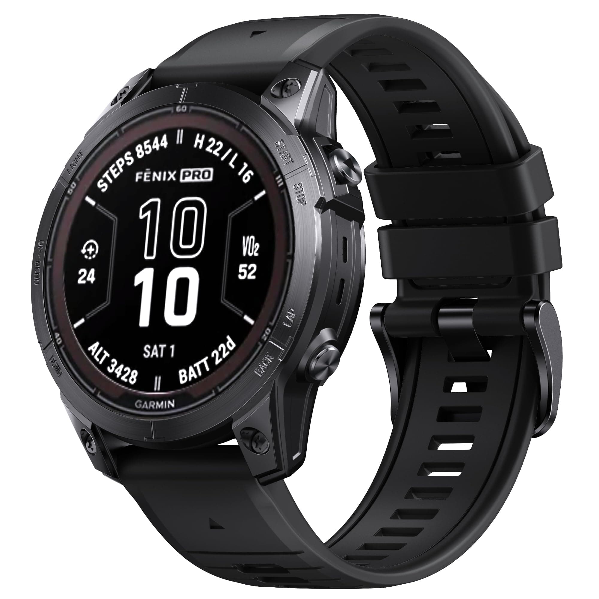 ANBEST Armband für Gamin Fenix 6X Pro/Fenix 7X Pro/Fenix 5X/Fenix 6X/7X Armband Schwarz ⌚️