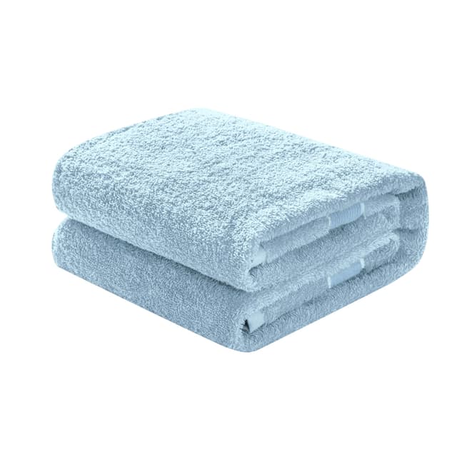 Mixibaby Frottee Badetuch Babyblau 100x150cm 🛁🌟