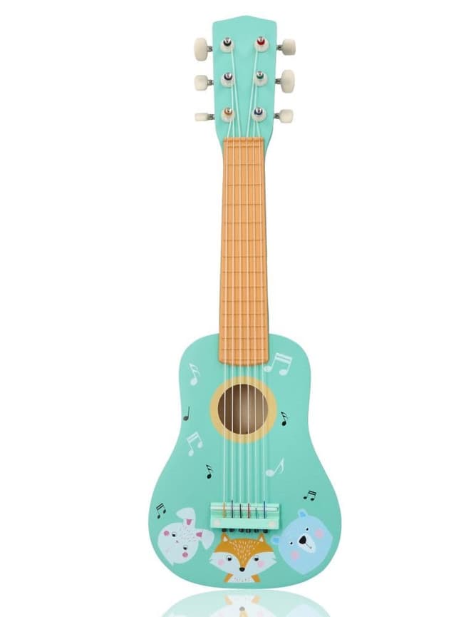 🎸🎶 Kindergitarre aus Holz - Spielzeuggitarre für Kinder ab 3 Jahre 🎶🎸