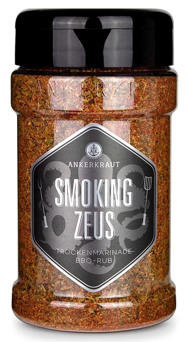 🔥🍖 Ankerkraut Smoking Zeus 200g - Gewürzmischung zum Grillen und Zubereiten von Gyros und Schweinefleisch