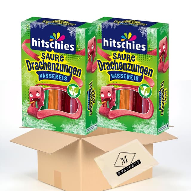 🔥 Angebotsdeal! 2x Hitschies Saure Drachenzungen Wassereis Set 🍨✨