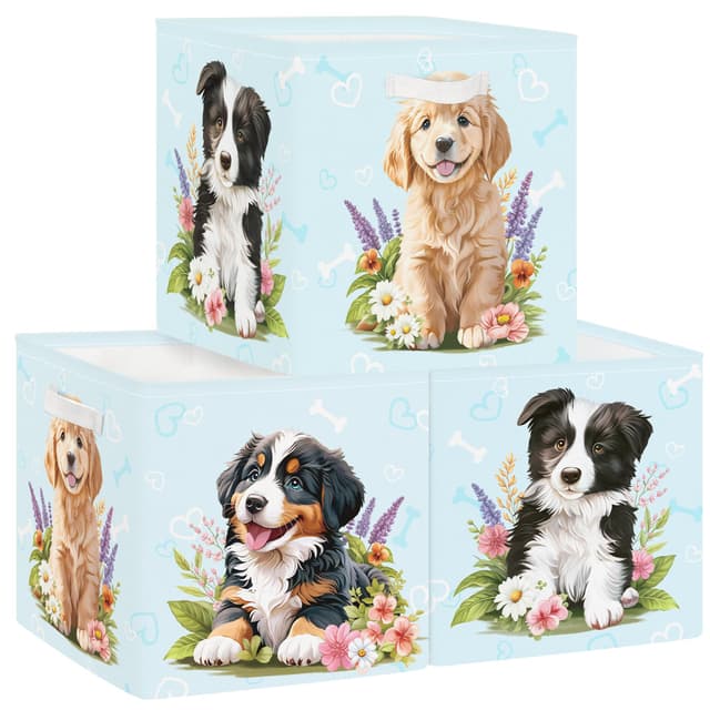 Niedliche Haustiere Kinder Aufbewahrungsbox - Tolles Geschenk für Kinder und Tierliebhaber 🐶📚👕