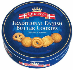 🍪 Angebot: Queen's Danish Butter Cookies, Traditionelle dänische Butterkekse 500 g (1er Pack) Angebot bei HelloDeals