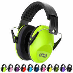 Dr.meter Gehörschutz Kinder - Lärmschutz Kopfhörer 🎧 Passiver Ohrenschützer Kind - Kapselgehörschutz Schule SNR 27dB mit Autismus Schlafen Lernen Schlagzeug Autisten Grün Angebot bei HelloDeals