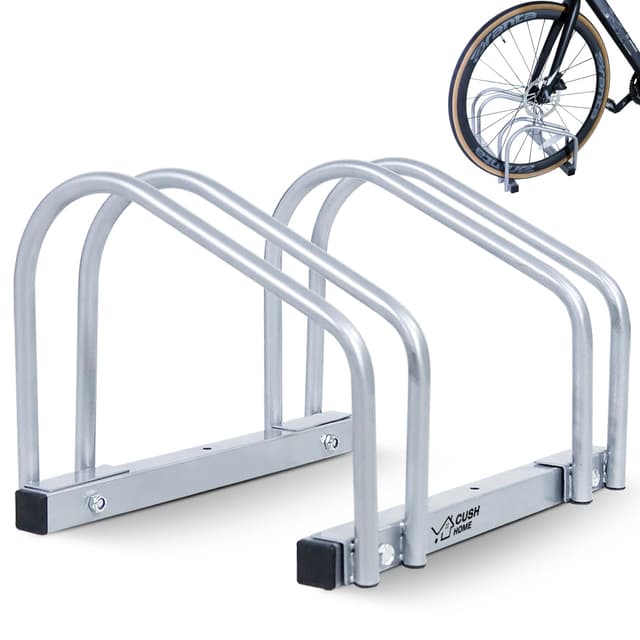 🚲 CCLIFE Fahrradständer Boden für 2 Fahrräder 🚲