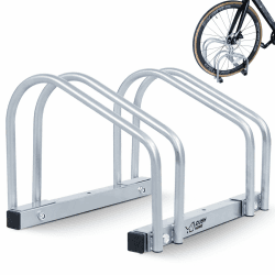 🚲 CCLIFE Fahrradständer Boden für 2 Fahrräder 🚲 Angebot bei HelloDeals