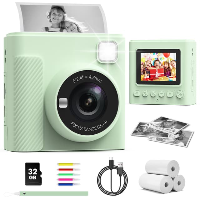 TIATUA Kinderkamera Sofortbildkamera - Geschenk für Kinder 📸