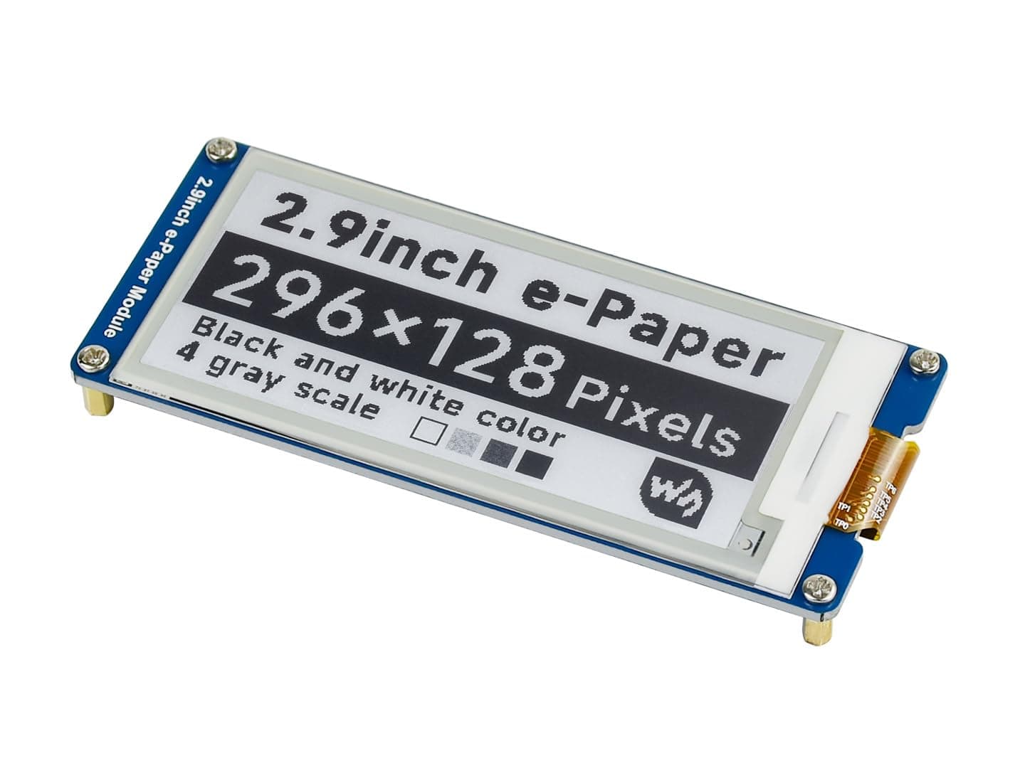 🌟📺 Waveshare 2.9 Zoll E-Paper Display Panel Modul Kit 296x128 Auflösung E-Ink Elektronischer Bildschirm für Raspberry Pi/Jetson Nano/Arduino/STM32 🌟📺