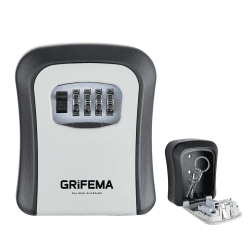 🔒🔑 GRIFEMA Schlüsseltresor Wandmontage Wetterfest - Schlüsselsafe 4 Stellig 🔑🔒 Angebot bei HelloDeals