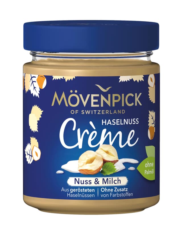 Angebot: Mövenpick Haselnuss Crème Nuss & Milch 🌰🥛 Premium Nuss-Brotaufstrich 300g