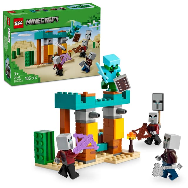 LEGO Minecraft Die Illager-Wüstenpatrouille - Set zum Videospiel für Kinder 🌵🎮