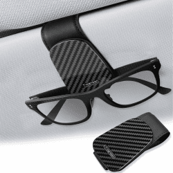 🕶️ T-carbon Brillenhalter für Auto Sonnenblende 🚗 Angebot bei HelloDeals