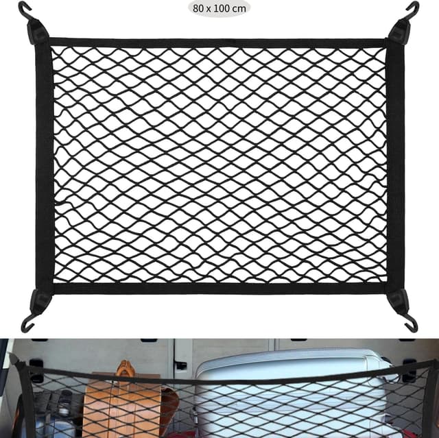 🚗 Zocipro Kofferraum Netz, 80 x 100 cm Gepäcknetz Auto 🧳