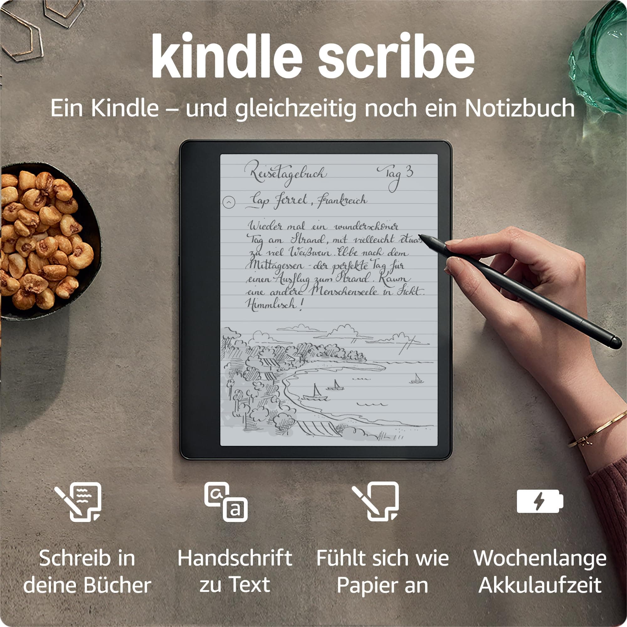📝 Kindle Scribe (2022) - 32 GB - Der erste Kindle, der auch ein digitales Notizbuch ist