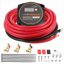 🔋🚗 GEARMONSTER 12V/140A BSR vollautomatisches Batterie Trennrelais mit LCD Display 🚤🔌 Angebot bei HelloDeals