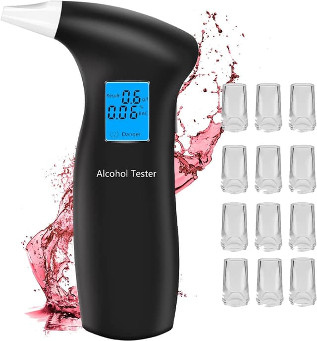 🍻🚫 PUTAII Alkoholtester: Professioneller Promilletester mit LCD-Bildschirm und Halbleiter Sensorik