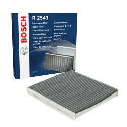 Bosch R2543 Aktivkohle Innenraumfilter - Filtert Gerüche, Pollen und Staub 🌬️🚗 Angebot bei HelloDeals