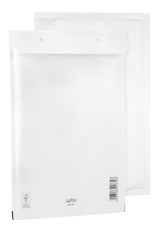 📦 10 Luftpolsterumschläge Polsterumschlag Versandtaschen Bantex G7 (250 x 350 mm) 17/G, Weiß