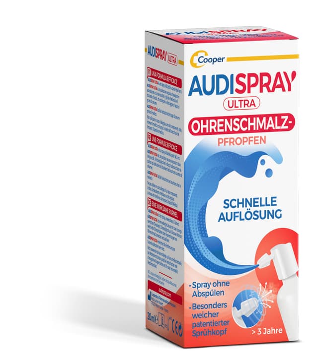 AUDISPRAY Ultra - Behandlung von Ohrenschmalzpfropfen 🦻🏼