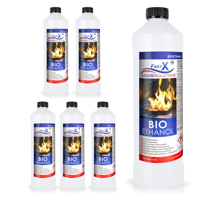 🔥 Angebote: Fast X Bio Ethanol 6x1L - 100% Natürlich & Umweltfreundlich! 🔥