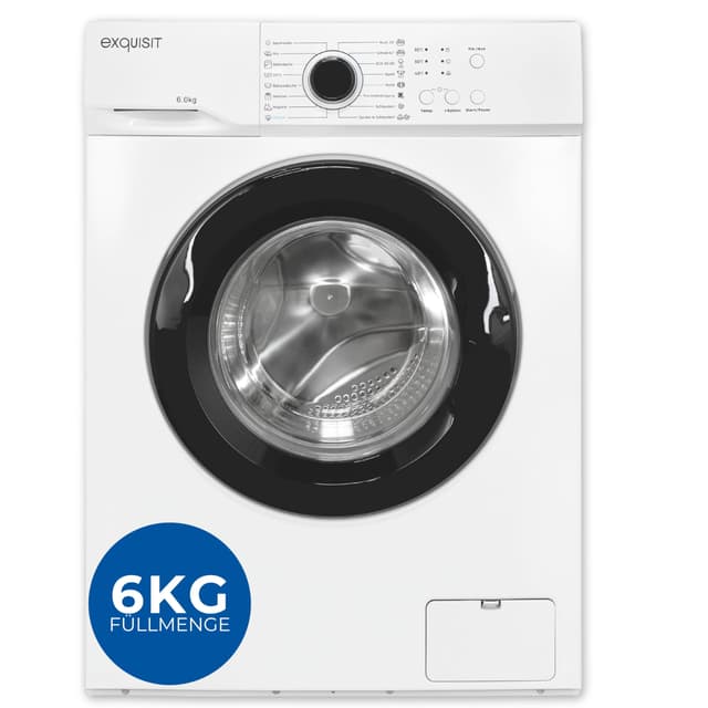 Angebot: Exquisit Waschmaschine 6kg, Energieeffizienzklasse A 🌿🌍