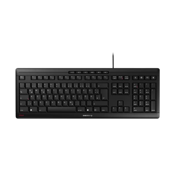 🍒 CHERRY STREAM Tastatur - Flaches Design & Flüsterleiser Tastenanschlag