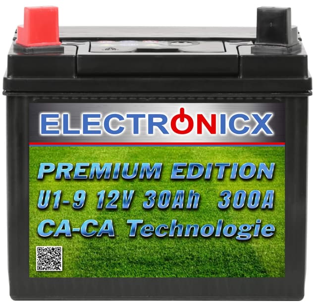 🌟 Hochleistungs-Rasentraktor Batterie 12V 30Ah - Plus Pohl Links