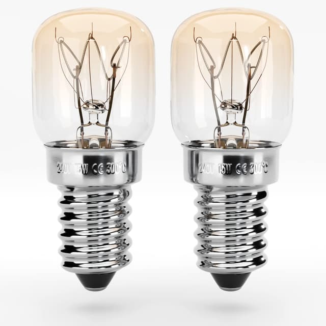 🔥 Greate® Backofenlampe E14 15W - 2er Pack bis 300 Grad hitzebeständig 🔥
