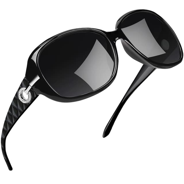 Joopin Elegante Große Sonnenbrille Damen Polarisiert XL Übergroße UV400-Schutz 😎🕶️