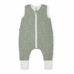 Ehrenkind® Baby Sommerschlafsack mit Füßen 1.0 TOG aus Bio-Baumwolle 🌞 | Sommer Schlafsack 1 Tog 90 Jade Tropfen Angebot bei HelloDeals