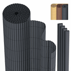 PVC Sichtschutzmatte Sichtschutzzaun 80 x 300 cm 🌿 Privatsphäre und Stil für Garten, Balkon und Terrasse 🌞 Angebot bei HelloDeals