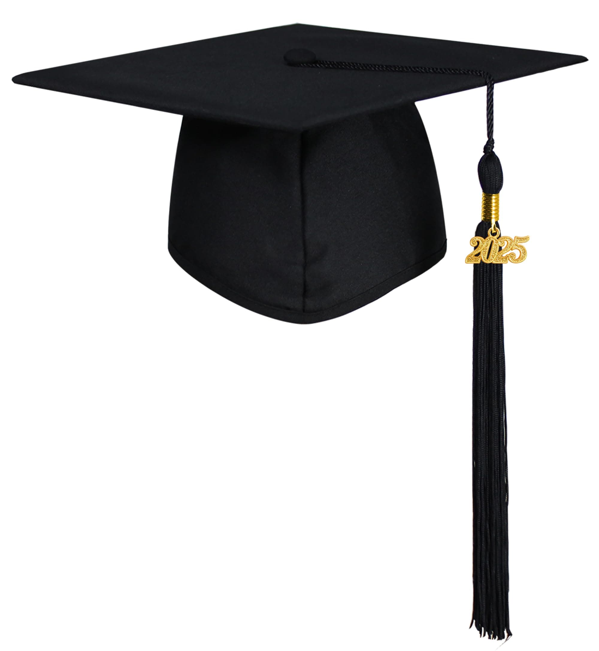 🎓 GraduatePro Doktorhut 2025 Abschluss Hut Bachelor Master Abitur Uni Akademiker Schuluniformen Studentenhut Studienabschluss Kappe Hüte 12 Farbe Schwarz