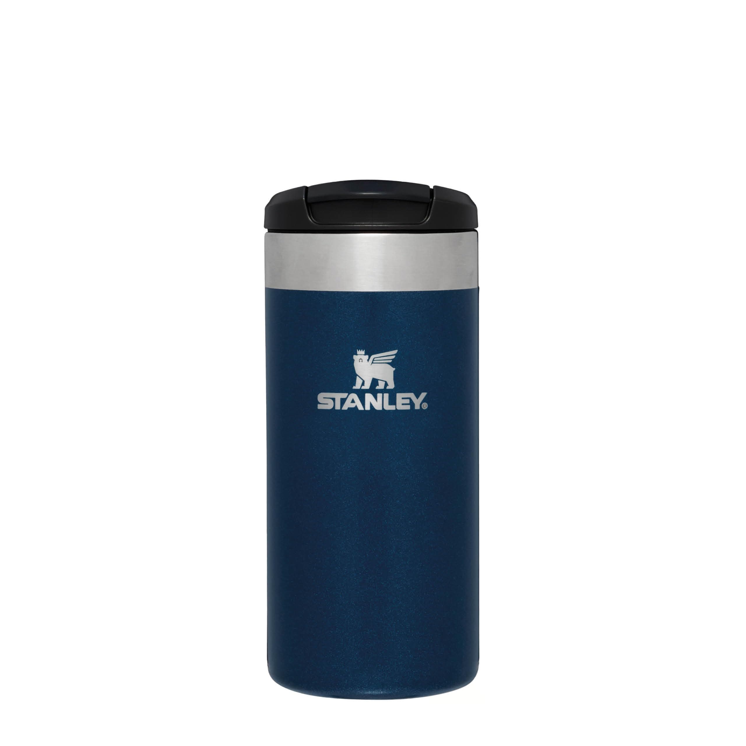 Stanley Aerolight Transit Thermobecher - Hält 6 Stunden Heiß - Spülmaschinenfest - Kaffeebecher To Go Auslaufsicher - 0,35L Royal Blue Metallic