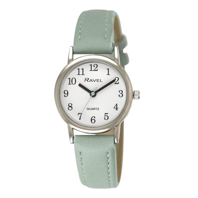 Ravel Damen-Armbanduhr in Pastellfarben 🌸 - Quarz Analog - 27mm Uhrengehäuse Grün