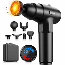 AERLANG Massagepistole mit Wärmefunktion 🌡️: Leistungsstarkes Massagegerät mit LED-Anzeige Angebot bei HelloDeals