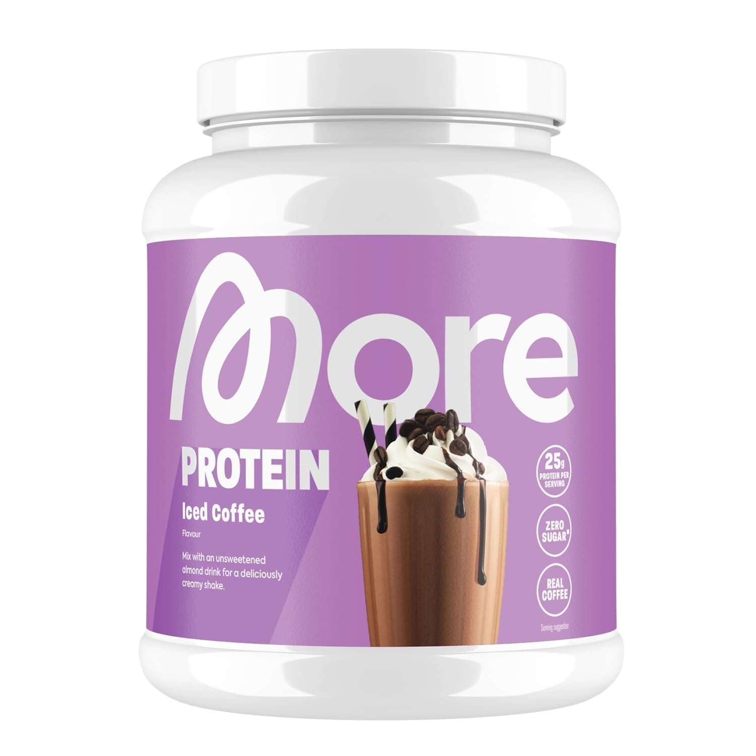 🏋️‍♂️ MORE Protein Eiskaffee 600 g - Ideal zum Muskelaufbau und -erhalt! 🥤
