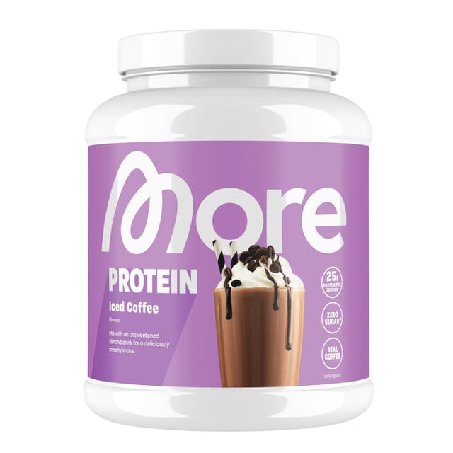 🏋️‍♂️ MORE Protein Eiskaffee 600 g - Ideal zum Muskelaufbau und -erhalt! 🥤