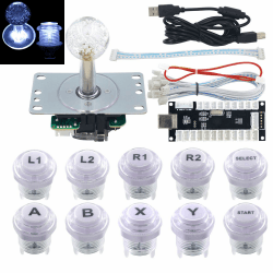 🕹️ LED DIY Kit für Arcade Game - Mechanische Tastatur Schalter & Joystick Controller Angebot bei HelloDeals