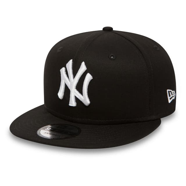 🧢🌟 Reduzierte New Era New York Yankees MLB Seasonal Basic Schwarze Snapback Cap M-L #13474
