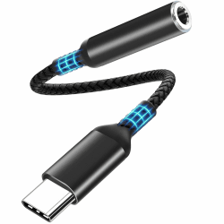 🎧 Adapter USB C Auf Klinke,USB C Klinke Adapter 3.5mm Audio mit HiFi DAC Chip Angebot bei HelloDeals