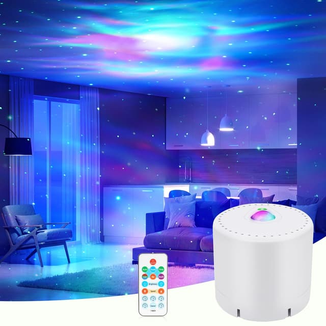 🌌 MHAZDZE LED Sternenhimmel & Meereswellen Projektor 🌊