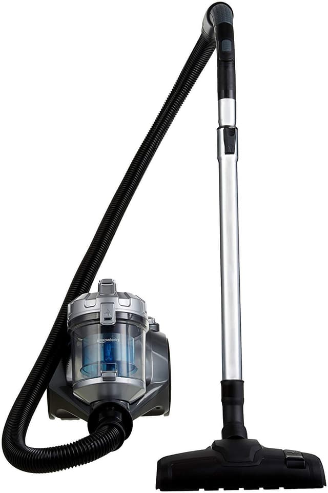 🎉 Super Deal! Amazon Basics Zylinder-Staubsauger Schwarz/Blau 1,5L - Beutellos, leistungsstark und kompakt 🎁