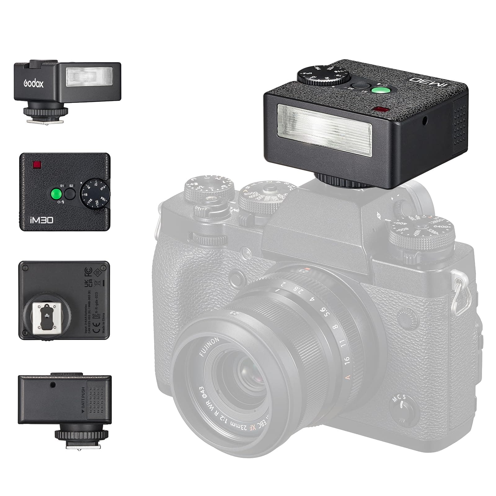 📸 Godox iM30 Flash Godox KameraBlitz | Mini Flash Speedlite 6500K±200K