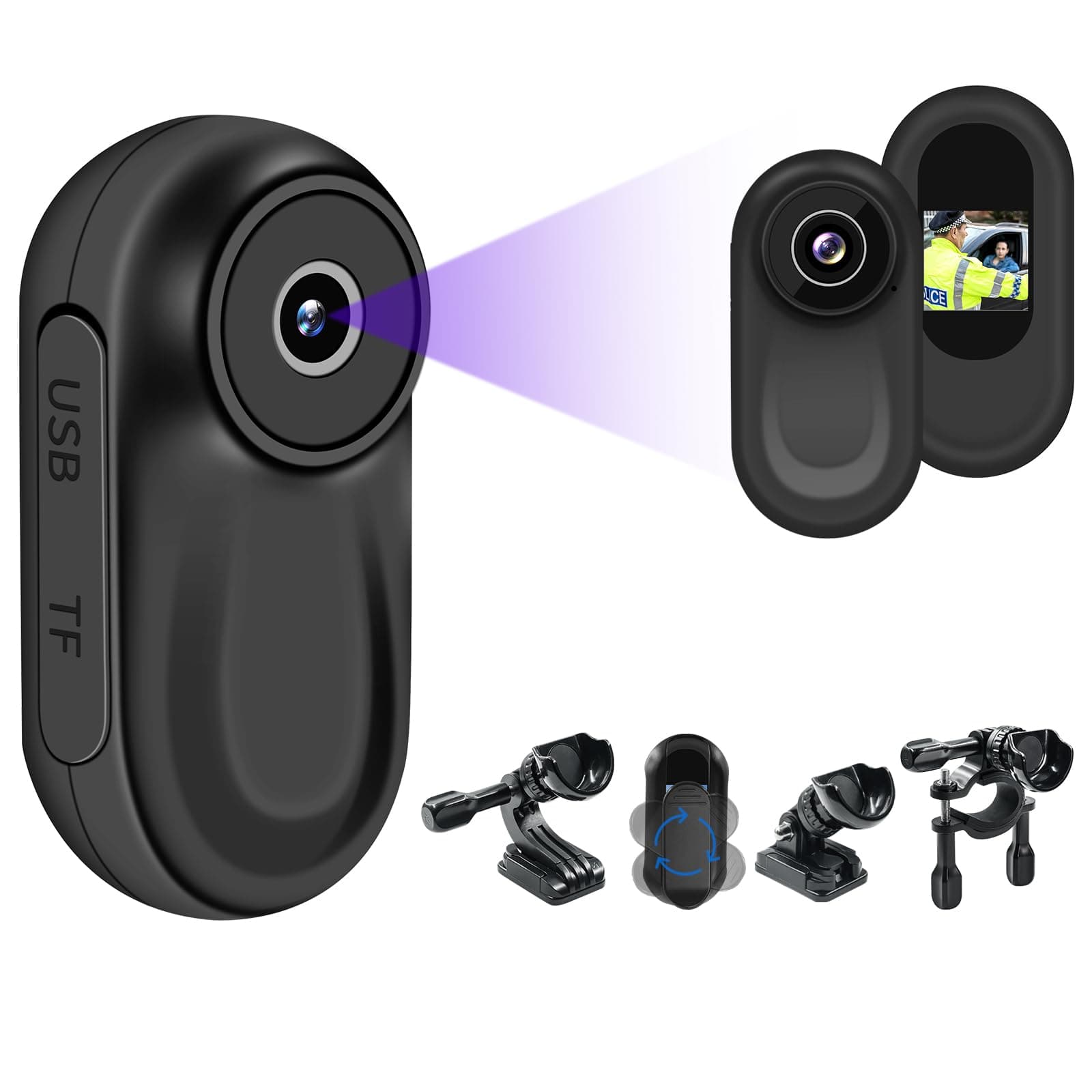 📷 LXMIMI Action Cam 120° Tragbare Sportkamera mit 0,63-Zoll-Display
